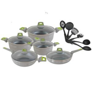 Batería de Cocina Profesional DC16GV – Set Maestro de 16 Piezas