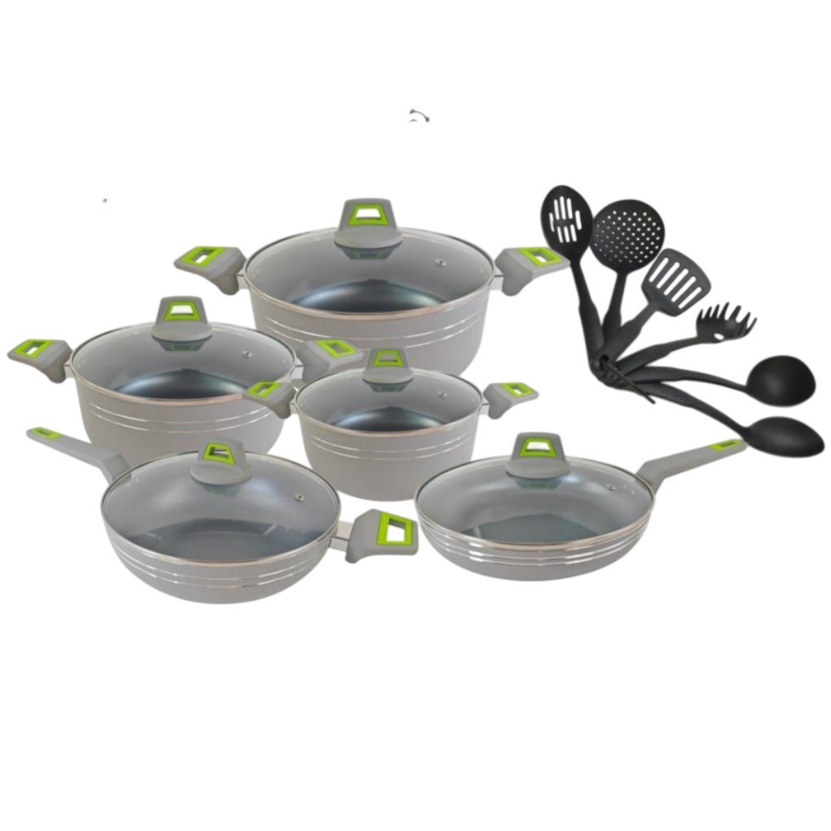 Batería de Cocina Profesional DC16GV – Set Maestro de 16 Piezas