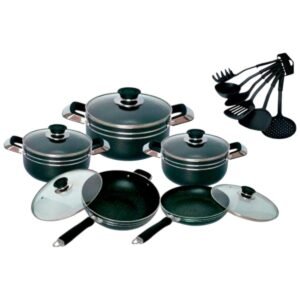 Batería de Cocina Profesional DC16N – Set Maestro de 16 Piezas