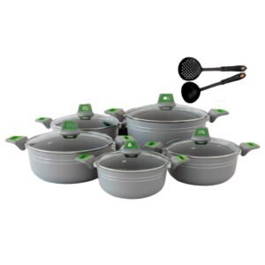 Batería de Cocina Profesional RK1595GV – Set Completo de 12 Piezas