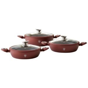 Juego de Arroceras Profesionales SSBAT6N2 – Set de 6 Piezas