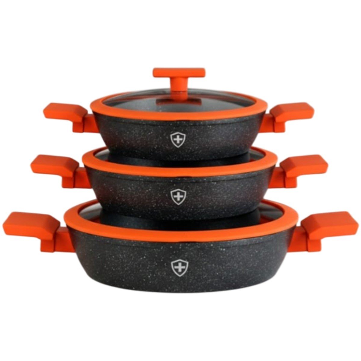 Juego de Arroceras Profesionales SSBAT6NN – Set de 6 Piezas