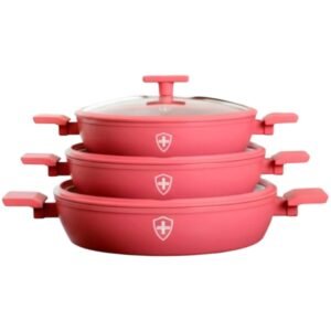 Juego de Arroceras Profesionales SSBAT6RP – Set de 6 Piezas